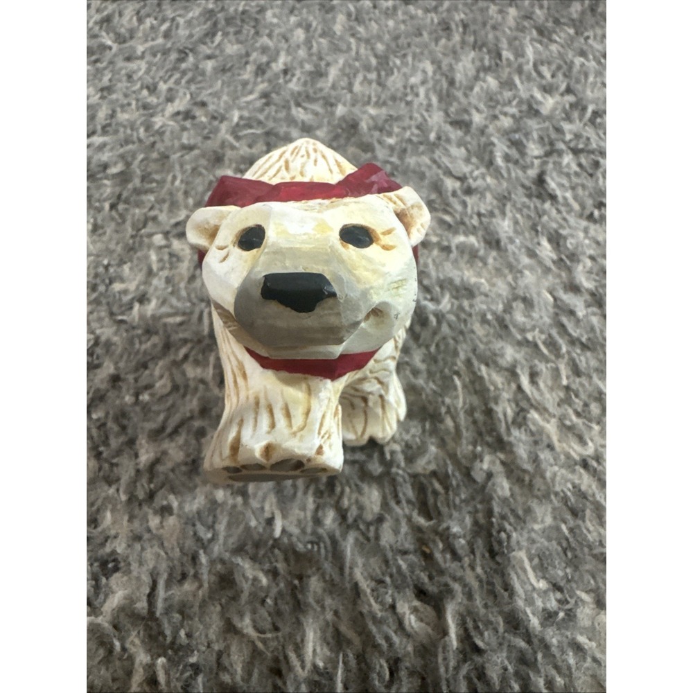 David Frykman Polar Bear Figurine Resin Vintage 1996‎ 3.5 inch Coyen's and Comp - Picture 2 of 5